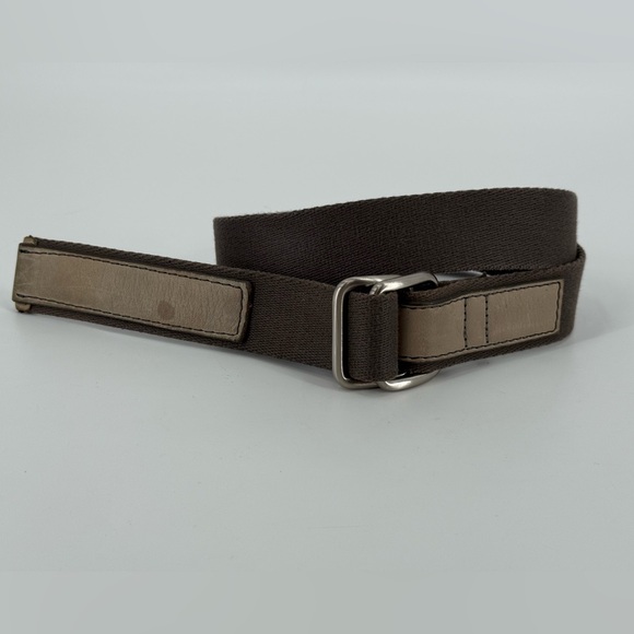 Canvas Double Ring Casual Men’s Belt‎ L - Picture 1 of 6